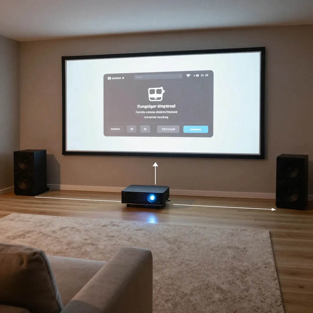 Projector calibration process